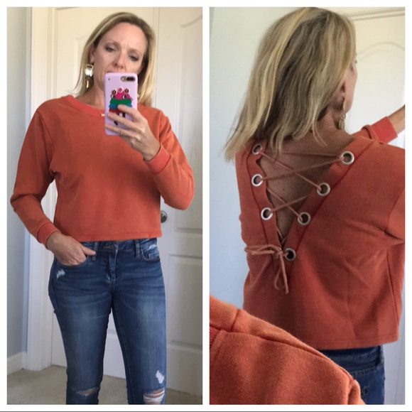 Tops - Lace Up Back Top